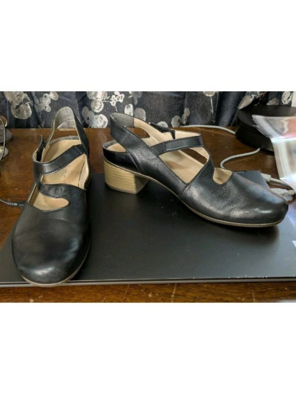 Rieker 41697 Mariah Women's Black Low Heels Shoes Closed Toe Comfortable Sz 9.5
